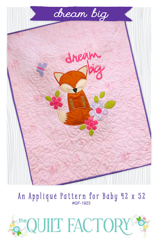Downloadable Fox Dream Big Quilt Pattern