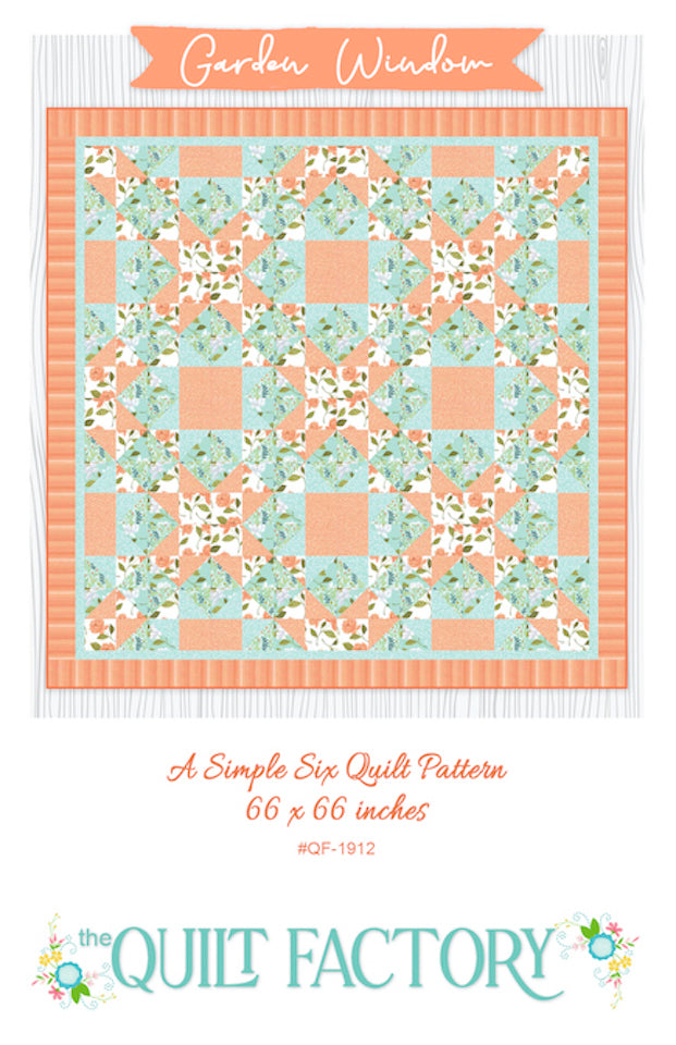 Downloadable Garden Window Quilt Pattern