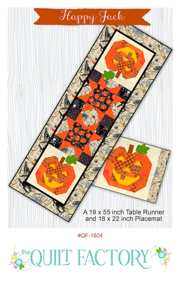 Downloadable Happy Jack Table Runner Pattern