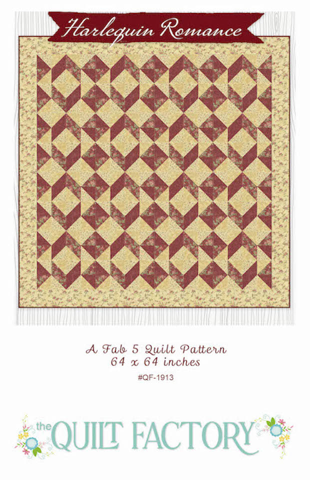 Downloadable Harlequin Romance Quilt Pattern