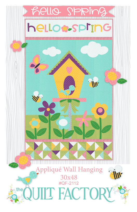 Downloadable Hello Spring Quilt Pattern