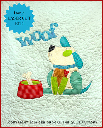 Patchwork Puppy Laser Cut Baby Quilt Kit