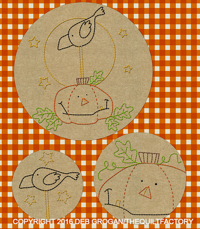 Downloadable Jack n Crow Embroidery Pattern