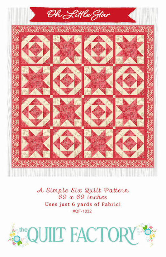 Downloadable Oh Little Star Quilt Pattern