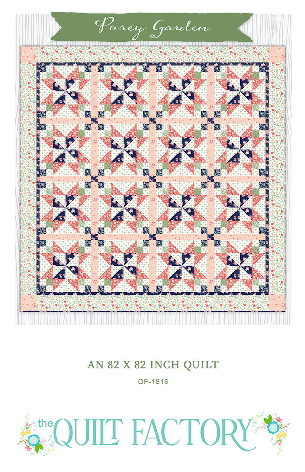 Downloadable Posey Garden Quilt Pattern
