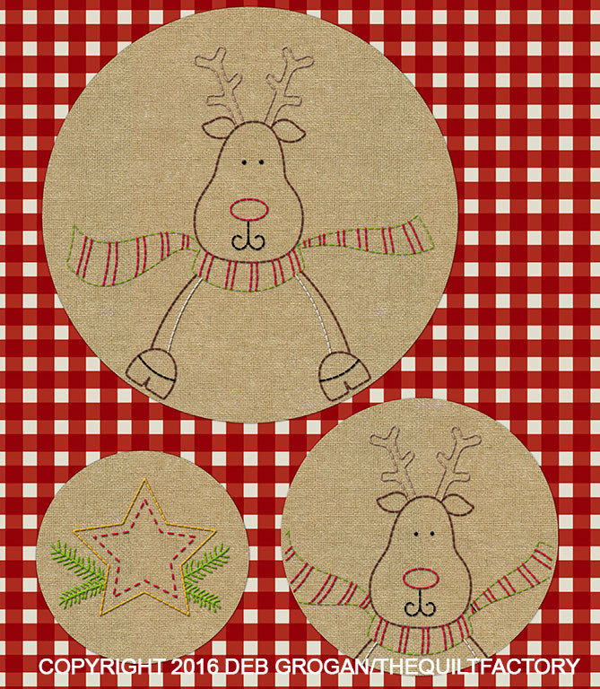 Downloadable Rudy Embroidery Pattern