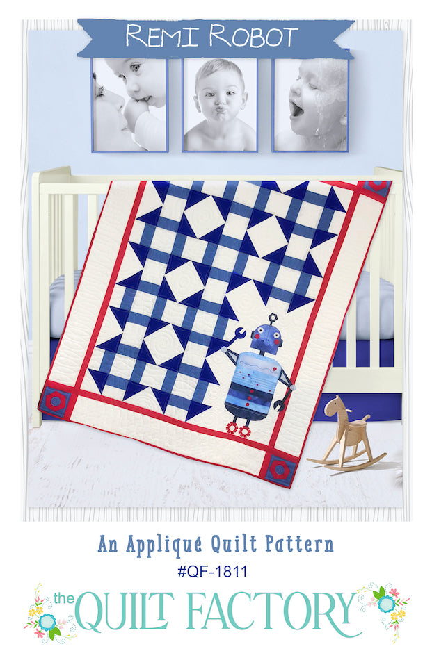 Downloadable Remi Robot Quilt Pattern