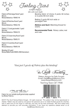 Downloadable Twirling Stars Quilt Pattern