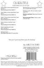 Downloadable Oh Beautiful Quilt Pattern