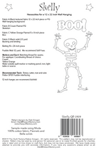 Downloadable Skelly Wallhanging Pattern