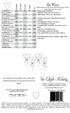 Downloadable Be Mine Quilt Pattern