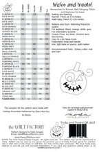 Downloadable Tricks and Treats Quilt Pattern
