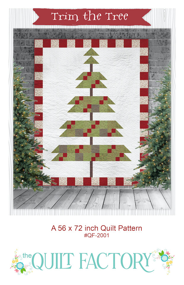 Downloadable Trim The Tree Quilt Pattern