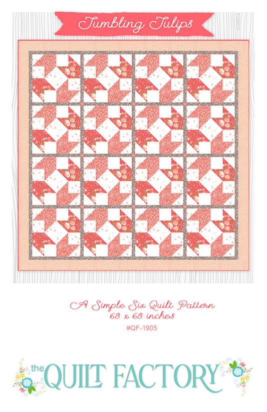 Downloadable Tumbling Tulips Quilt Pattern