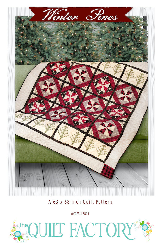 Downloadable Winter Pines Quilt Pattern