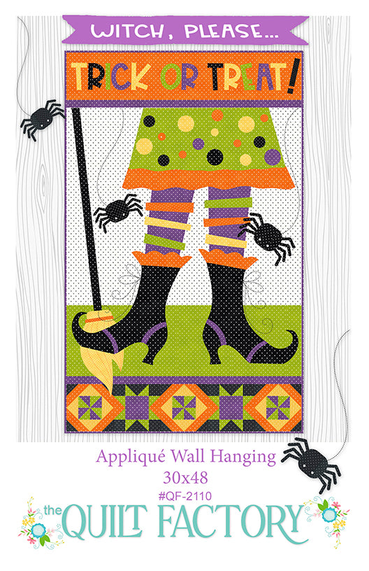Downloadable Witch Please Quilt Pattern