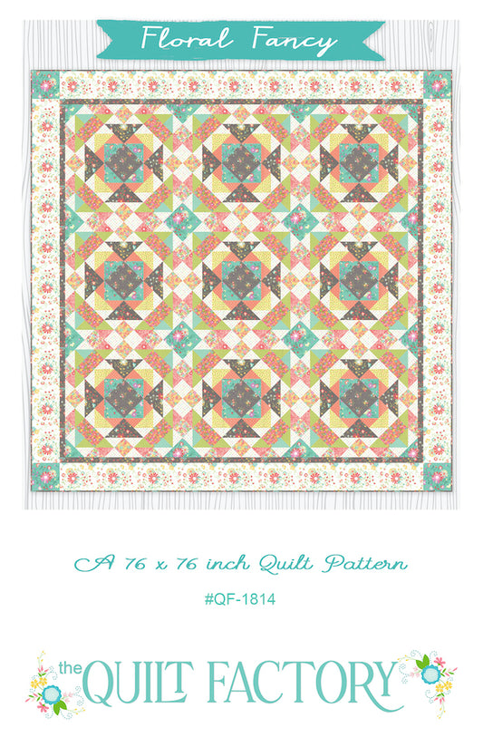 Downloadable Floral Fancy Quilt Pattern