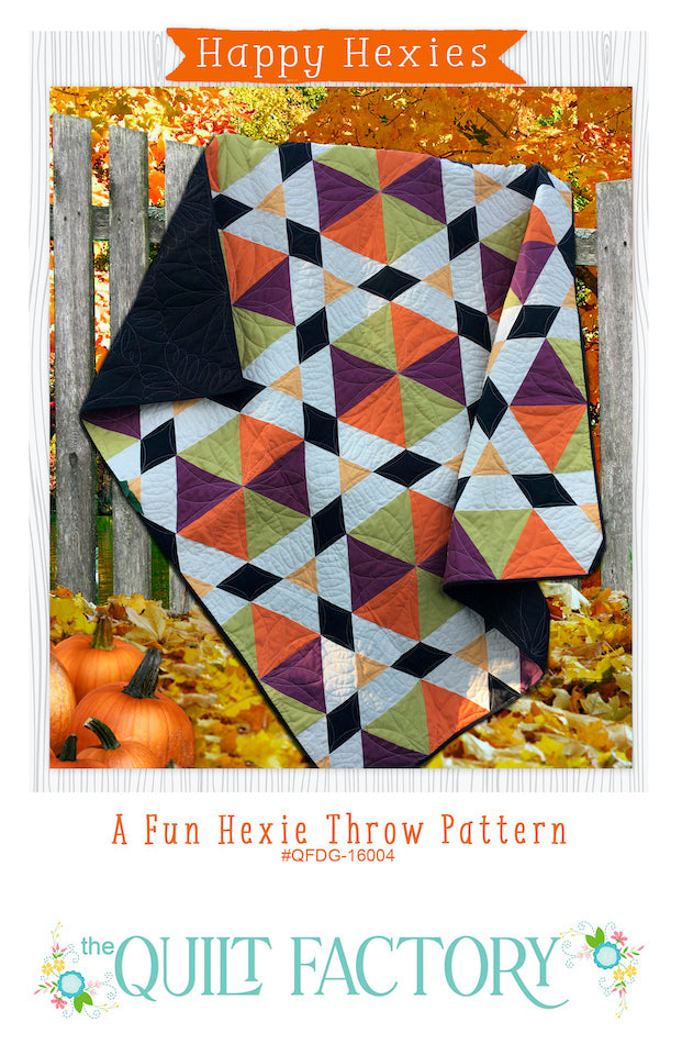 Downloadable Happy Hexies Quilt Pattern