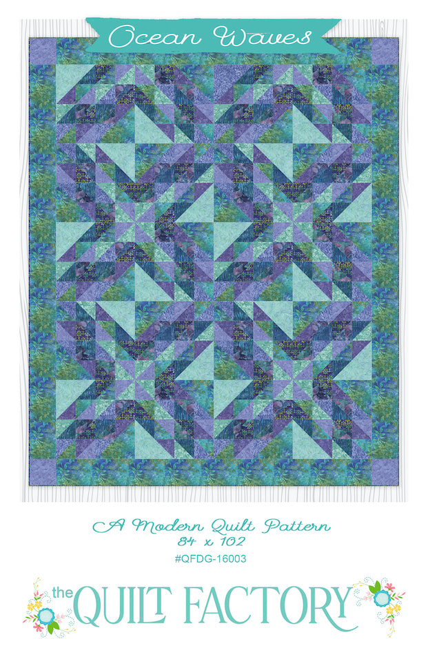 Downloadable Ocean Waves Quilt Pattern