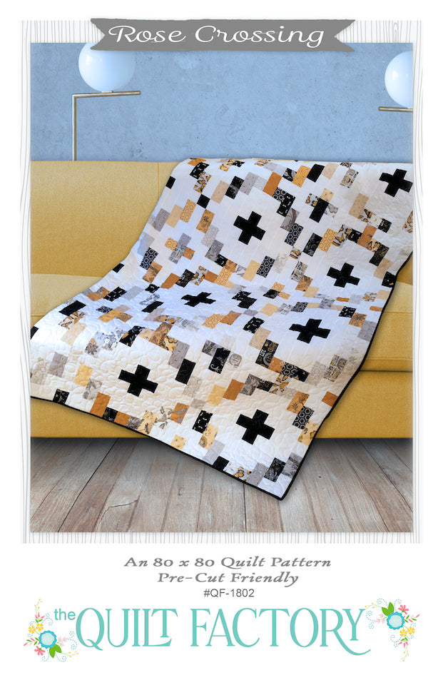 Downloadable Rose Crossing Quilt Pattern