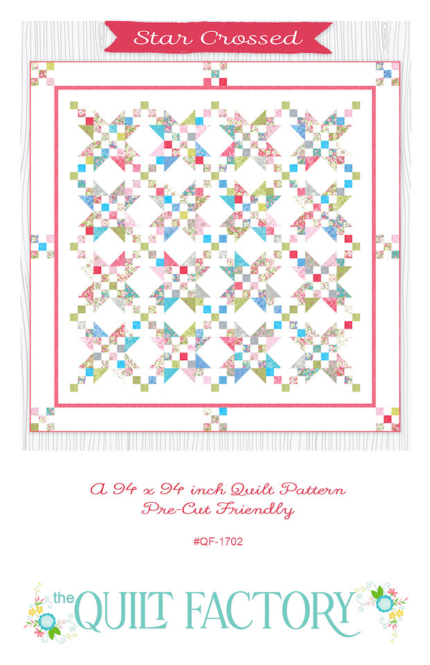 Downloadable Star Crossed Quilt Pattern
